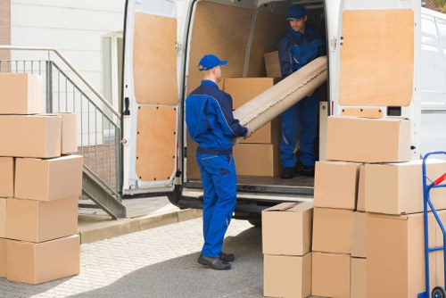 Removal team helping with a residential move in Camdentown