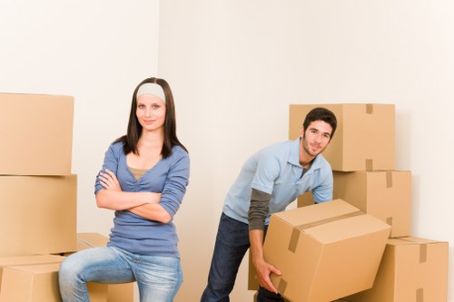 Unpacking service setting up essentials in a new Camdentown home