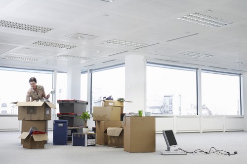 Commercial movers handling office relocation in Camdentown